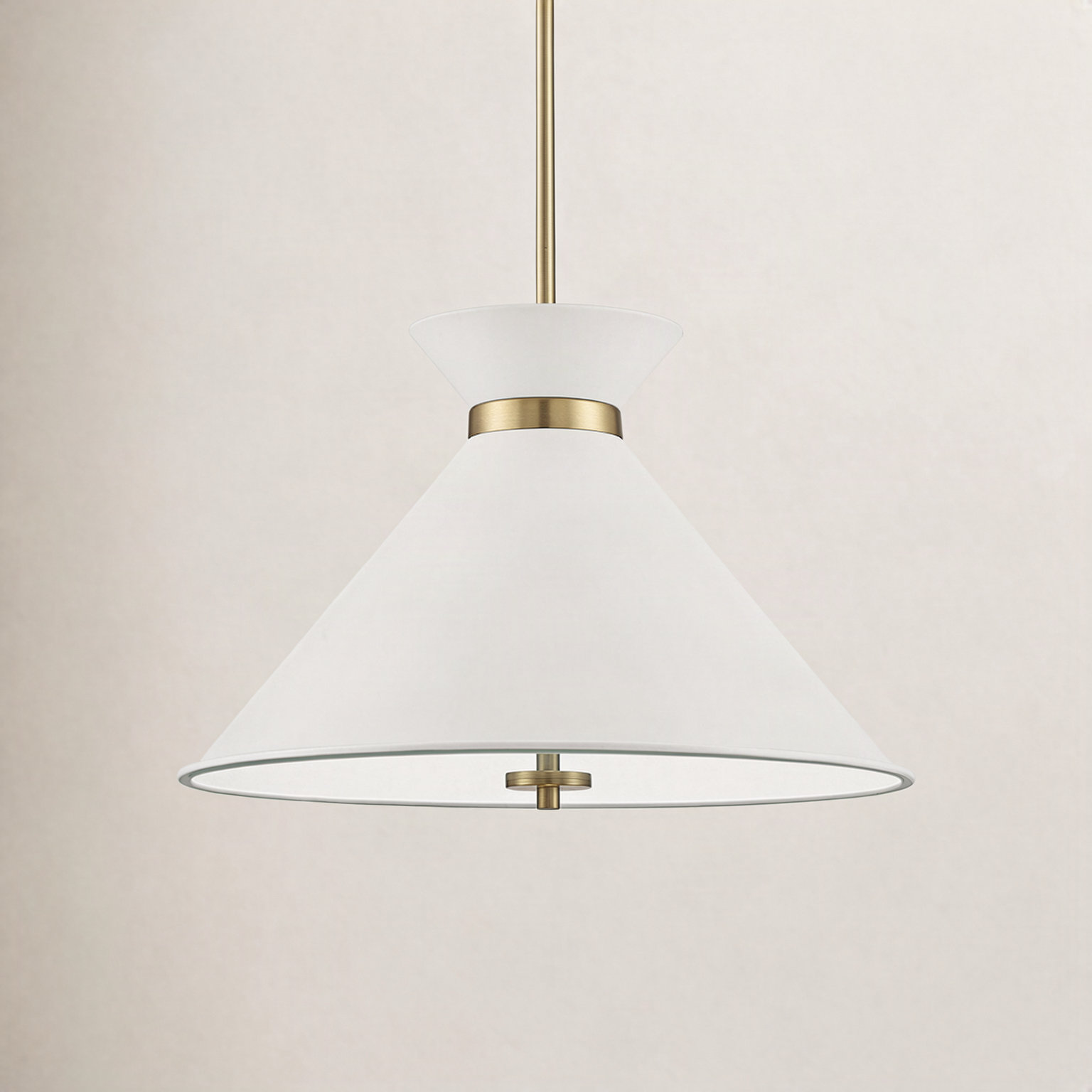 Nysta Dimmable 3 - Light Pendant, White