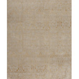 Modern Tibet Hand Knotted Damask Area Rug