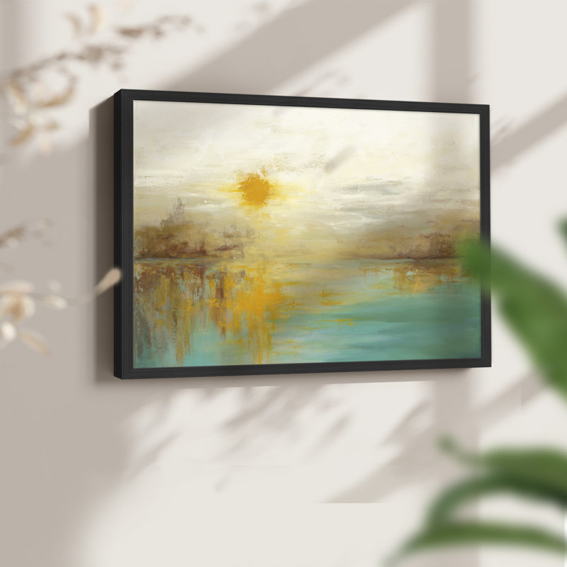 «Last Day of Summer» - Reproduction encadrée - Restickable, H 11 po x l 14 po, Noir, noir, noir, noir