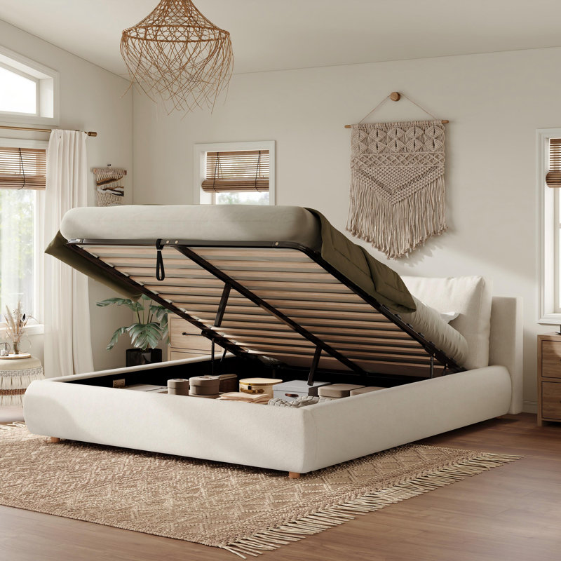 Upholstered Ottoman Storage Bed
