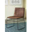 Chaise d'appoint Shimaya en brun antique
