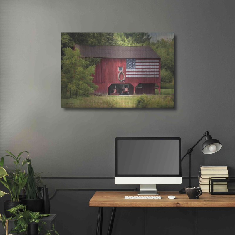 «Patriotic Farmer» par Lori Deiter, H 24 po x l 36 po