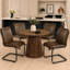 Mango Dining Table with Wood Base