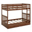 Lit superposé avec échelle et deux tiroirs de rangement-1691839605