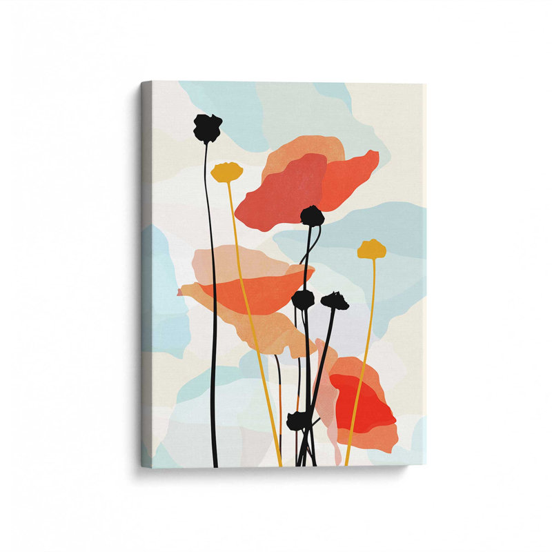 «Poppy» par ThingDesign Print, 48" H x 36" W, Wrapped Canvas, Ne s’applique pas