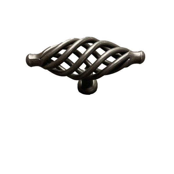 D. Lawless Hardware (5 Pack) Birdcage Knob Wrought Iron | Wayfair