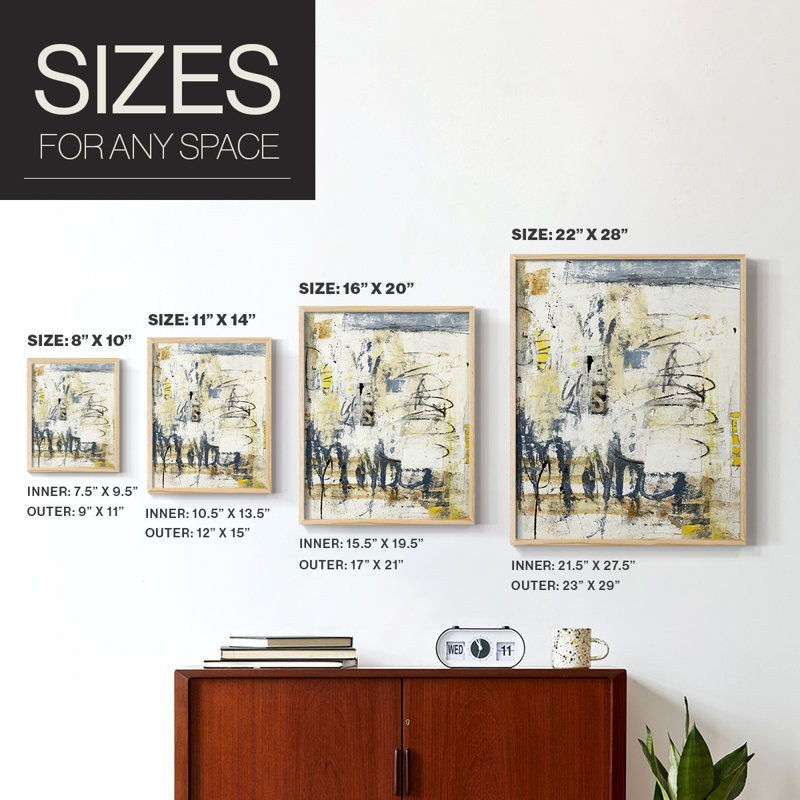 Urban Revival Framed Print - Solid Wood, 11" H x 9" W