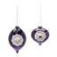 Ornements en verre mauve-711445075