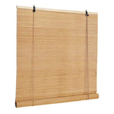 Room Darkening Bamboo Roll-Up Shade