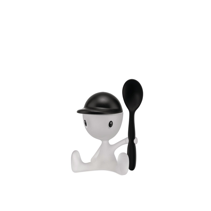 Alessi Cico Plastic Egg Cup, Black