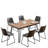 Aryven Industrial  Dining Set-2064896688