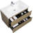 9 35.43'' Single Bathroom Vanity with Top-101092138