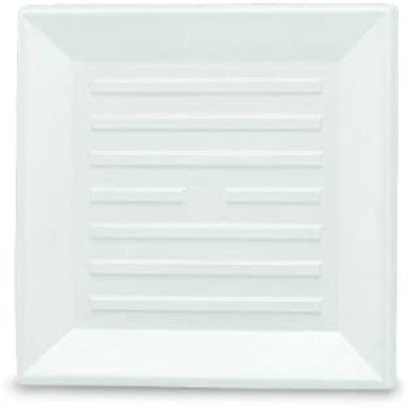 Soucoupe de jardinière carrée universelle, H 1,25 po x l 14,5 po x P 14,5 po, Blanc nuage