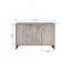 Console en bois avec 3 poignées de porte en métal de style moderne, armoire en bois