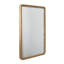 Miroir mural doré doré 24 po x 2 po x 36 po