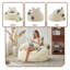 Fauteuil à billes en fausse fourrure de lapin Raccoon Design avec coussin amovible-1630884497