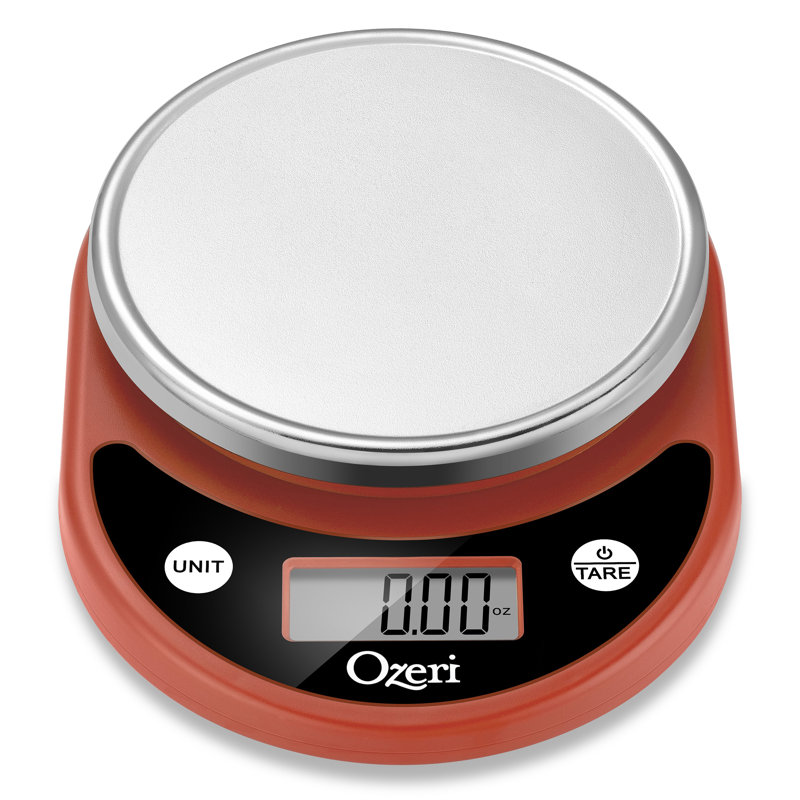 Ozeri® Pronto® Digital Multifunction Kitchen and Food Scale with Variable Graduation Technology®, Burnt Ochre