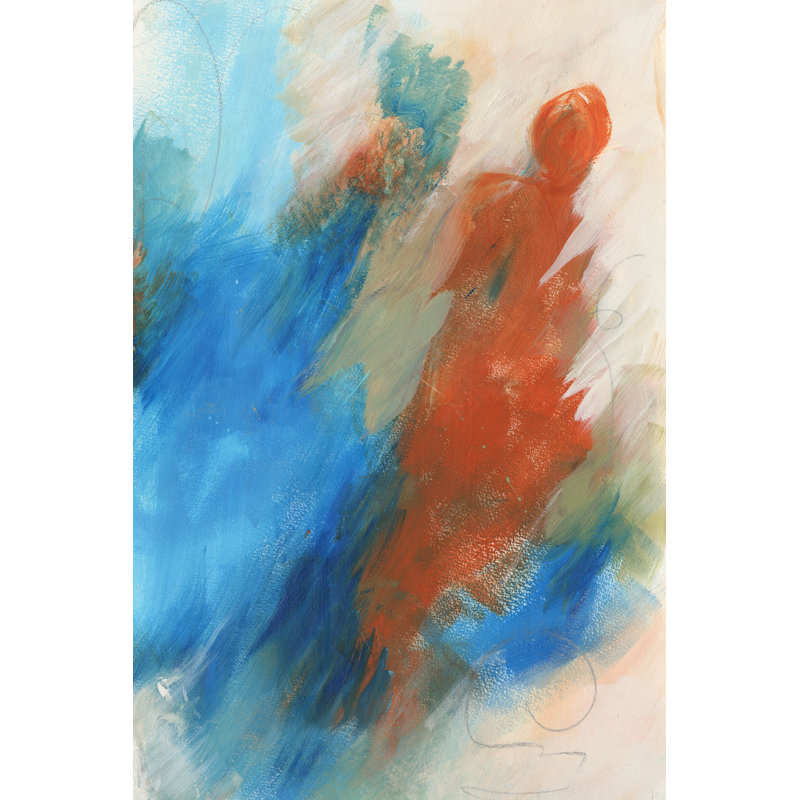 Fire And Water I by Lila Bramma - Wrapped Canvas Painting, 30cm H x 20cm W