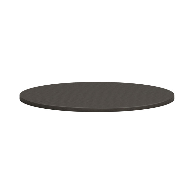 Table de réunion circulaire Mod, H 29 po x L 42 po x l 42 po, Teck ardoise