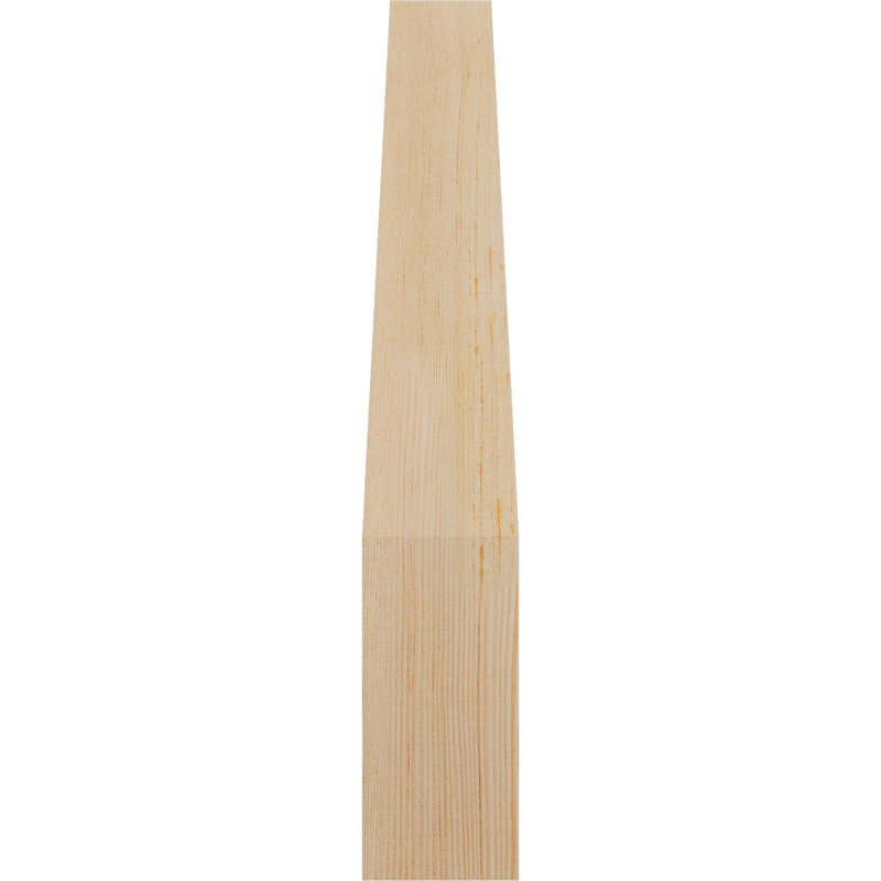 Attelle impériale du genou, Sapin de Douglas, Lisse, H 24 po x l 3,5 po x P 16 po