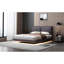 Lit plateforme tapissier avec 2 dossiers, gris, grand-1788739492-1788739498