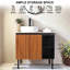 Ensemble de meuble-lavabo simple 32 po noir
