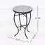 Table d'appoint d'extérieur, durable et stylisée
