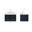 Ensemble de meuble-lavabo mural simple 31 po Macmullin-308027184-308027191
