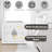 Teddy Sherpa & Chrome Nightstand