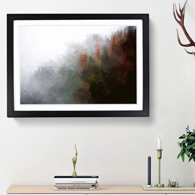 Mist Around the Forest - Picture Frame Graphic Art Print