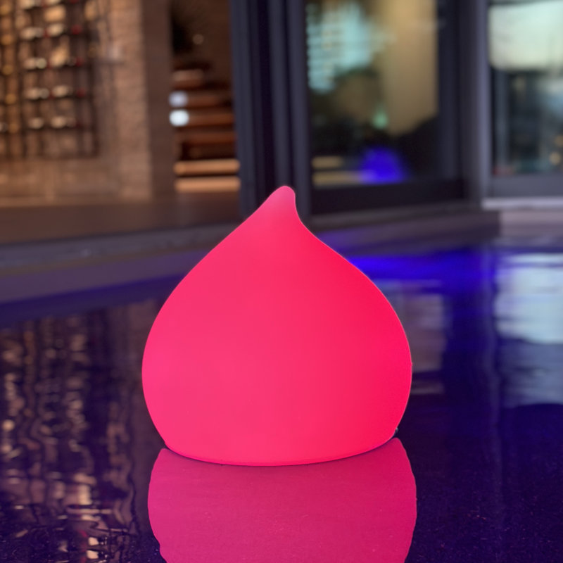 Lampe de table d'extérieur intégrée à DEL 12 "à changement de couleur Dew