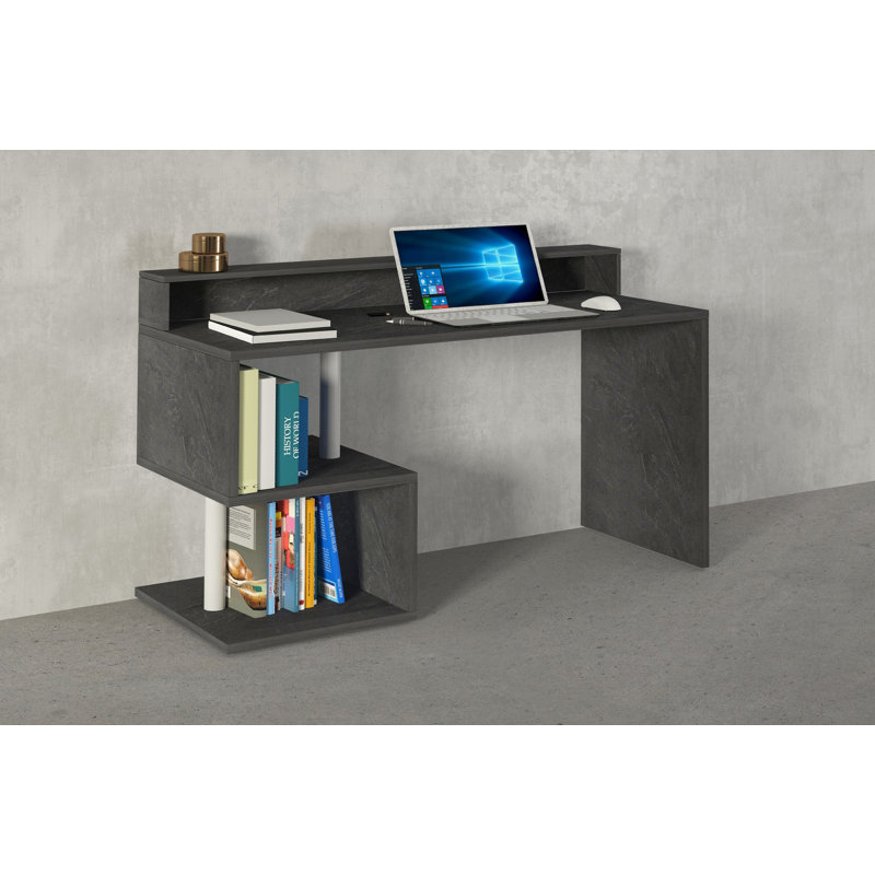 Nang Computer Desk, Grey, 92.50cm H x 140cm W x 50cm D