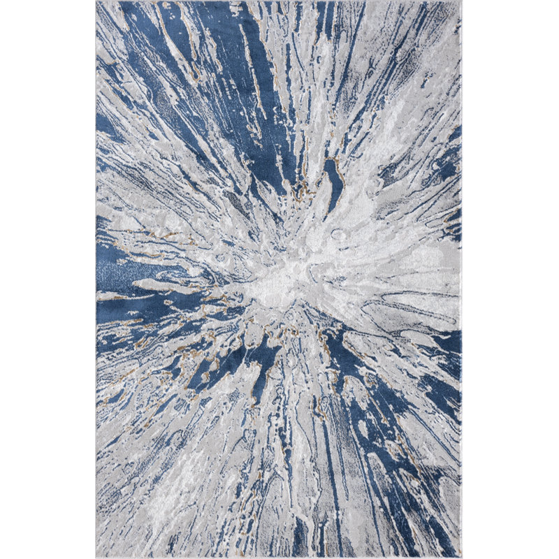 Lolarose Abstract Indoor Rug, Rectangle 6' x 9'