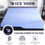 Matelas recouvert de glace bleue avec mousse de latex et ressorts 12 po
