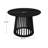 Round Coffee Table, Grille Molding, Suitable For Bedroom, Living Room, Balcony-156814503