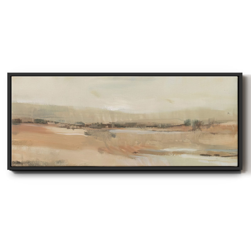 «Earth Tone Landscape I», toile encadrée, H 24 po x l 60 po