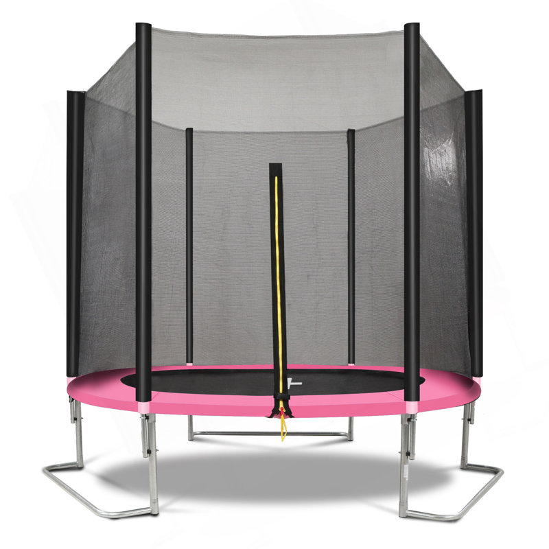 8FT Trampoline Outer Net-Pink And Black