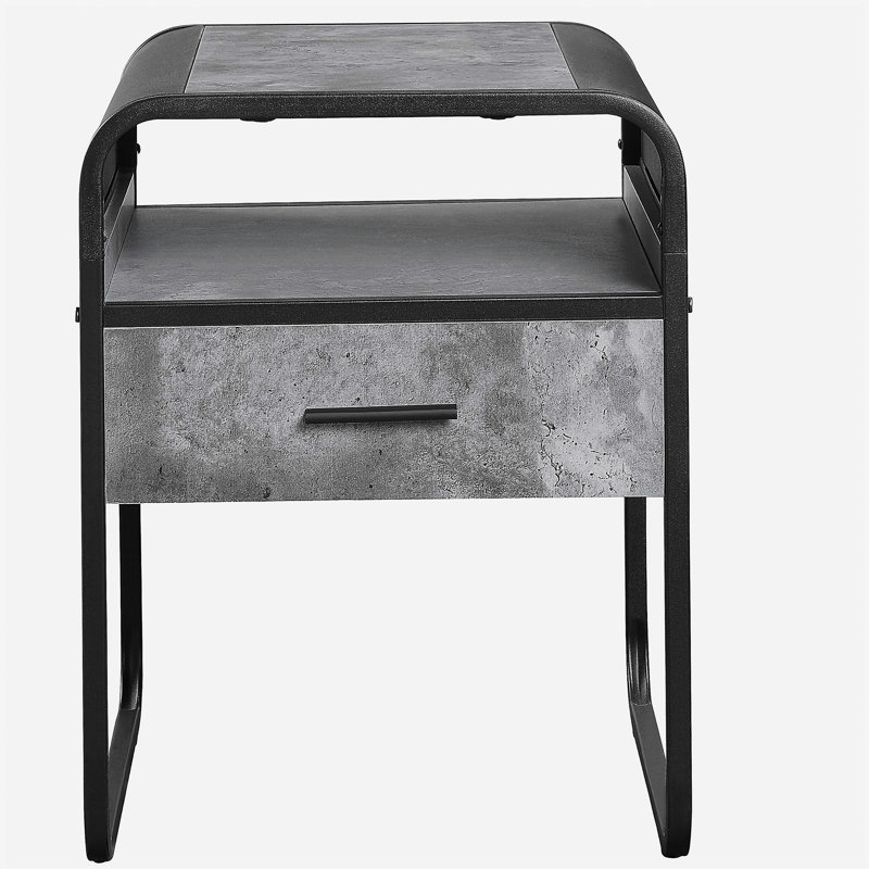 Table de bout avec tiroir Raziela
