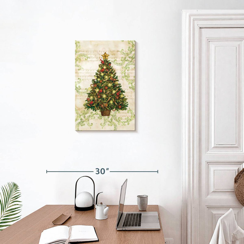Arbre de Noël Lelend, H 24 po x l 16 po