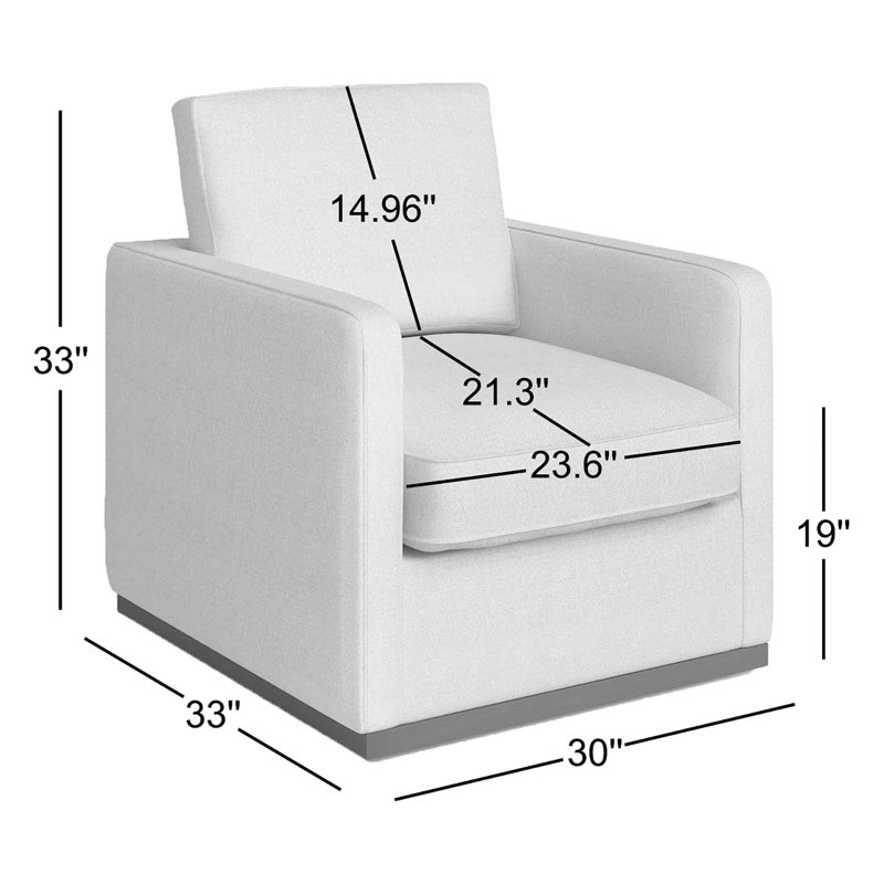 Fauteuil pivotant rembourré Bobbi, Velours forêt Vesper