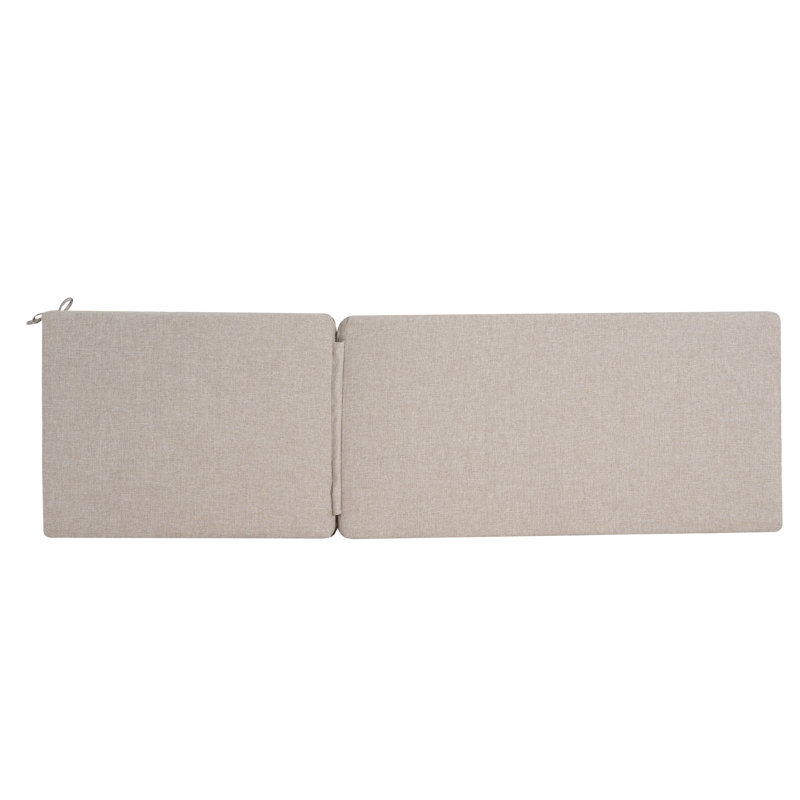 Coussin de chaise longue d'extérieur Noah, beige, Beige