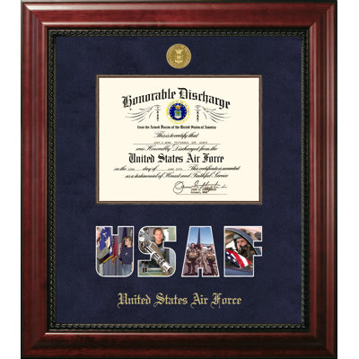 Air Force Discharge Executive Picture Frame