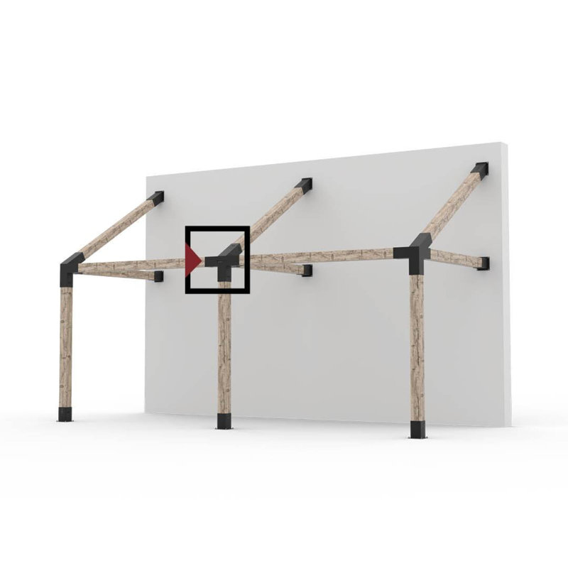 Toja Quad 30 pour poteaux en bois 6X6 | 1 paquet