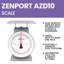 Balance de cuisine en acier inoxydable Zenport