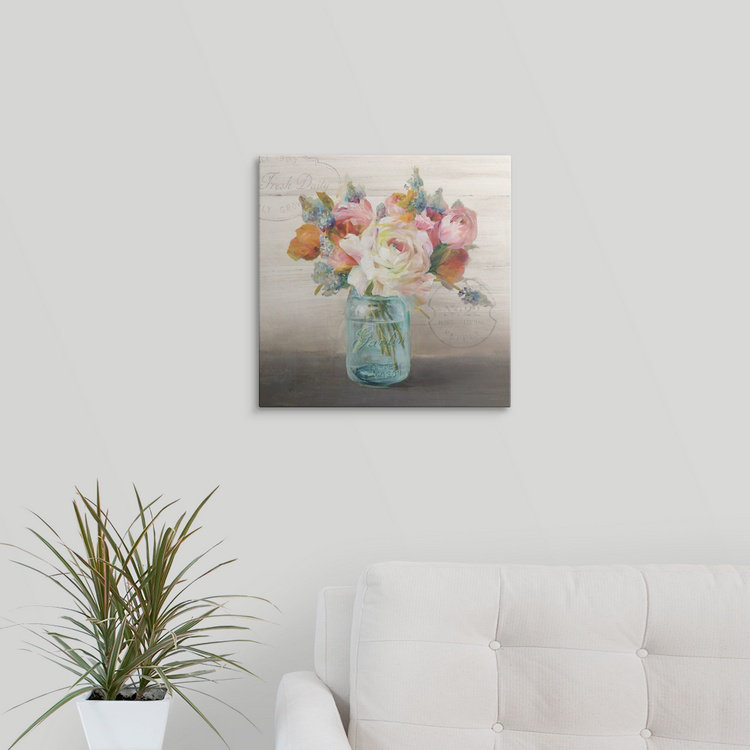 Arshiya Wyckhoff II '- impression d'art graphique, H 16 po x l 16 po x P 1,5 po, Toile