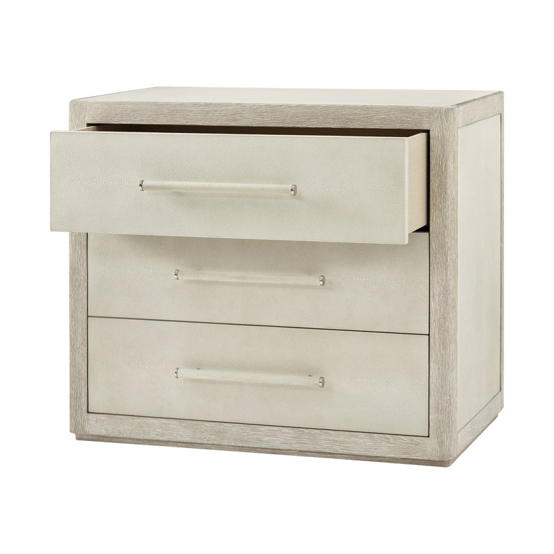 Maxwell 3 - Drawer Nightstand, Cashmere