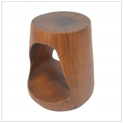 Hollow Side Table with Wood-Like Texture for Modern and Minimalist Decor, Adds Storage and Style to Any Room.