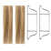 Epone 2 Piece Bracket Shelf