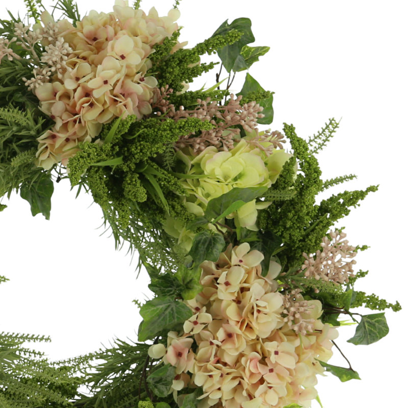 Hydrangea, Eucalyptus And Ivy Wreath