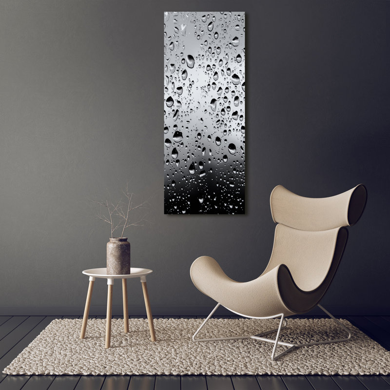 Drops Of Water - Wrapped Canvas Print